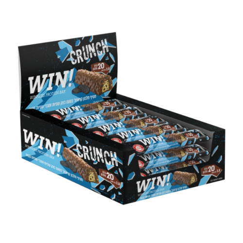 חטיפי חלבון ווין קראנץ 12 י״ח | Win