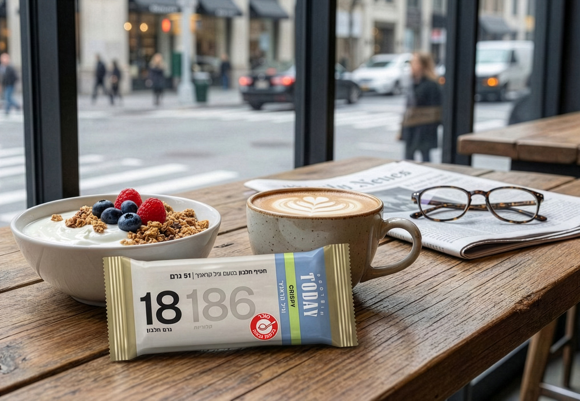 חטיף חלבון טודיי קריספי | Today